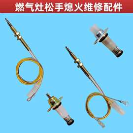 家用燃气灶具通用熄火保护热电偶带线铜针感应针点火针配件批发