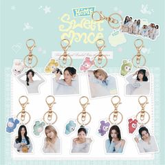 25年TWICEファンクラブアクリルキーホルダーストラップアクセサリースター周辺同モデル