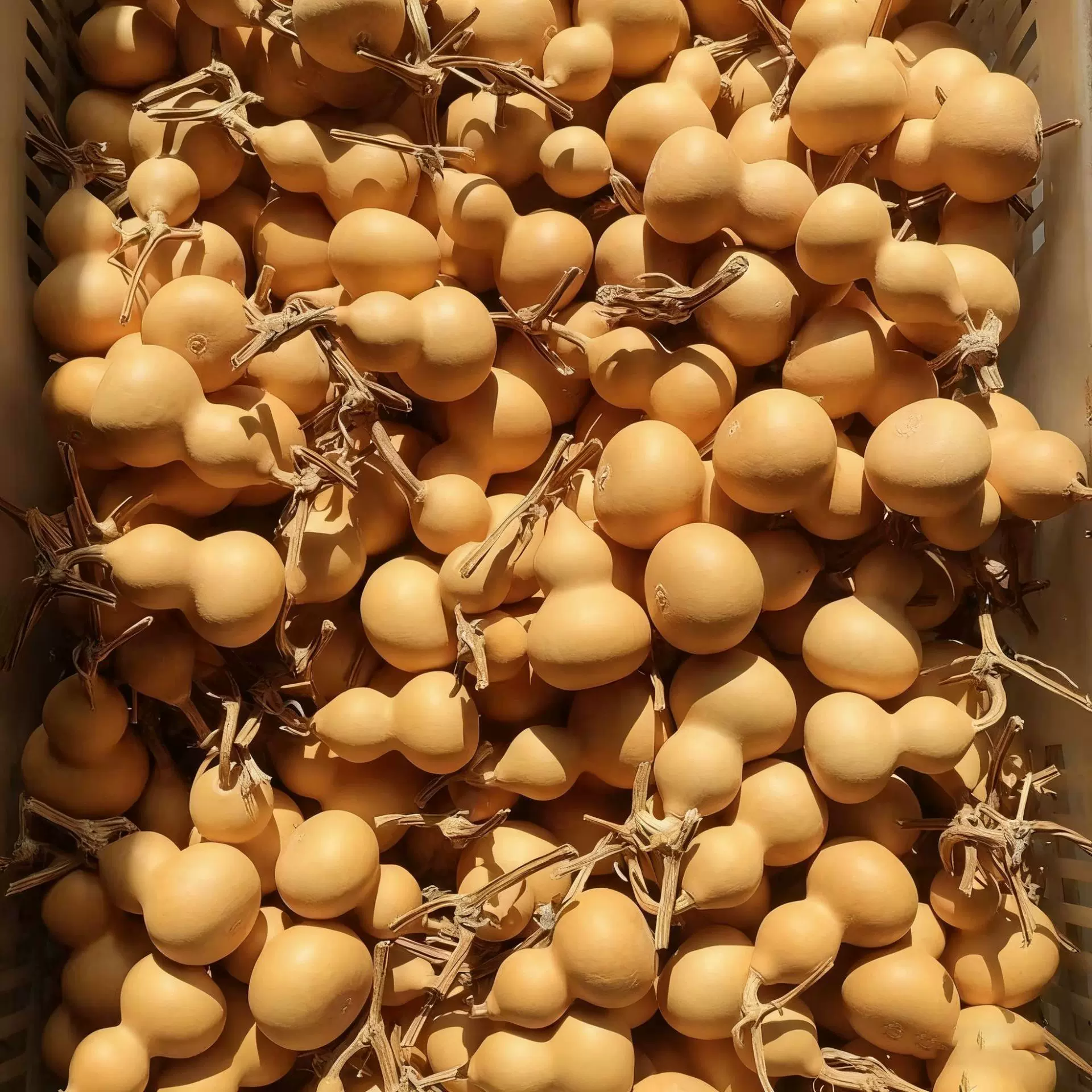 山东酒葫芦聊城美国小葫芦中号产地批发天然民间工艺品文玩通货