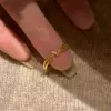 Alluvial Gold and Diamond Rope Ring