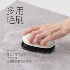 Creative shoe brush, soft-bristle shoe brush, multi-functional plastic cleaning brush, board brush, laundry and shoe cleaning brush, household brush