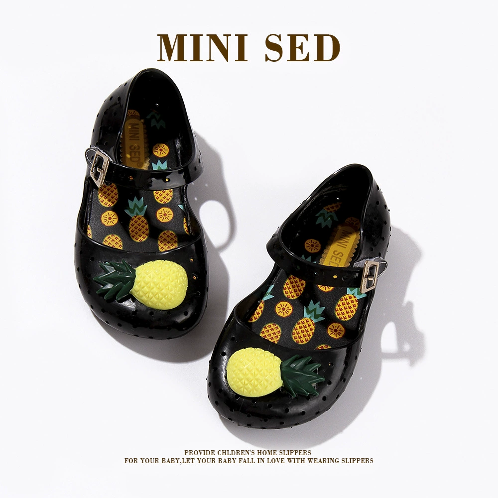2022 новый стиль Детская обувь Mini sed Furadinha Vii Ананасовая обувь Детская ароматная обувь желе обувь плюс
