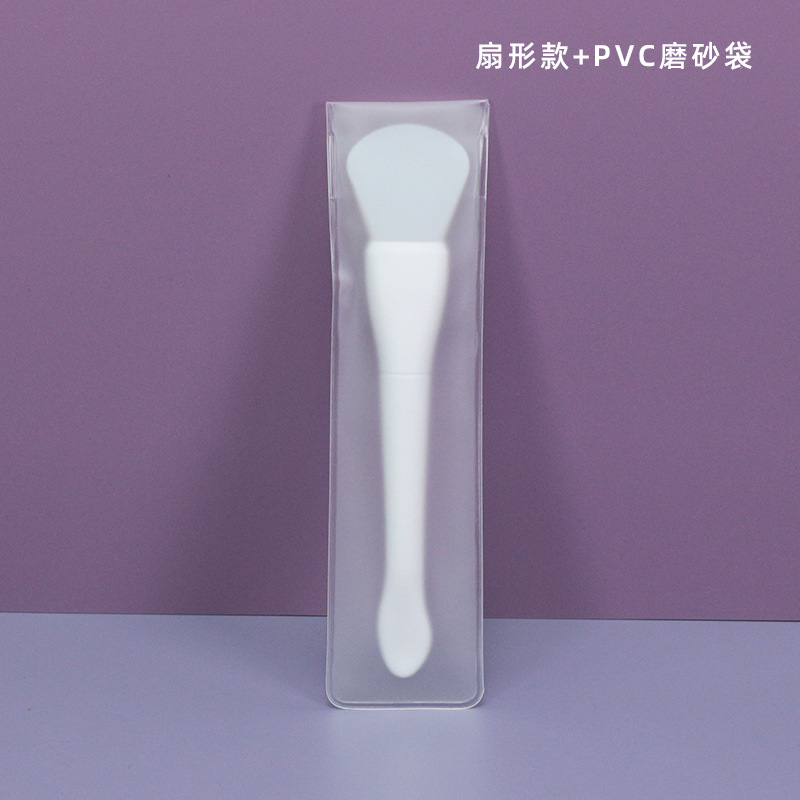 Fish tail spoon white fan-shaped pvc bag