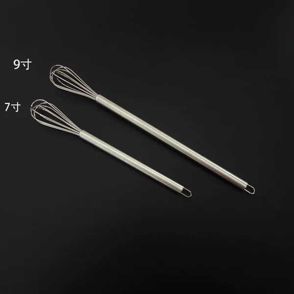 Wholesale 7-Inch 9inch 11inch Stainless Steel 304 Mini Whisk with Handle Manual Mixer