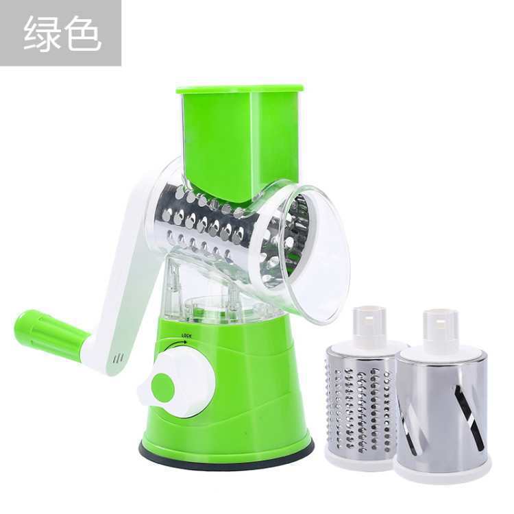 国境を越えた多機能ドラム野菜切り器台所の手を振って糸切り機家庭用回転削り手を振ってスライスメーカーを切る|undefined