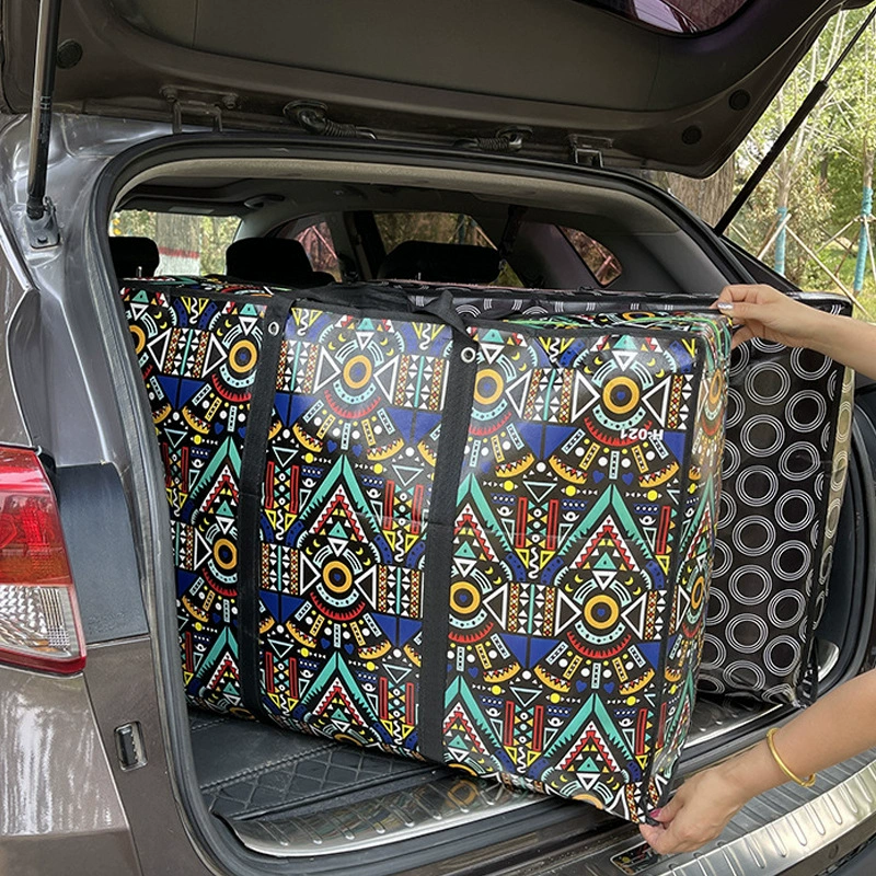 Производитель оптовая большая сумка для переезда 2024 Водостойкая сумка для багажа Рабочие тканые сумки для покупок