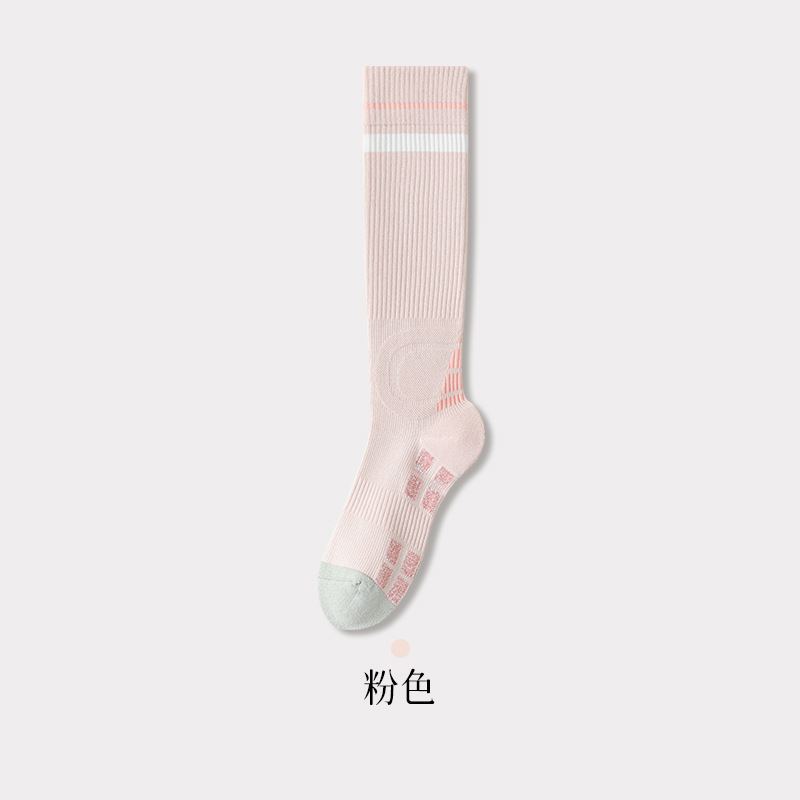 运动小腿女减震毛巾底任意毛圈无骨抗菌防臭跑步袜骑行袜羽毛球袜|undefined