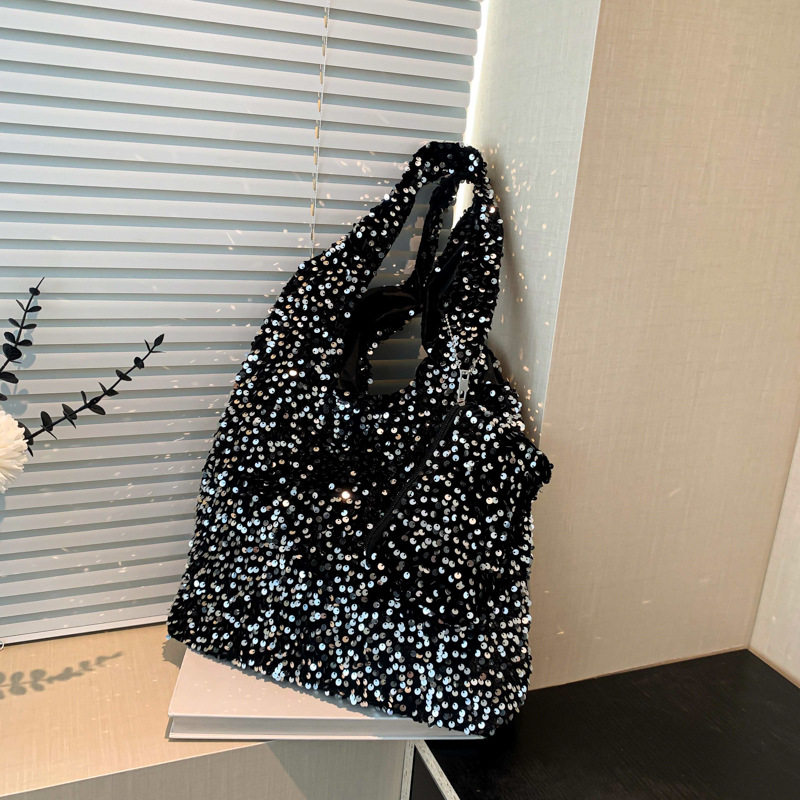 Bolso de viaje de gran capacidad para mujeres nuevo popular bolso de hombro bajo la axila multi-match de textura de alta calidad lenteja bolso flash