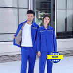 春秋双层防静电工作服套装长袖电子化工厂服厚劳保服燃气加油站