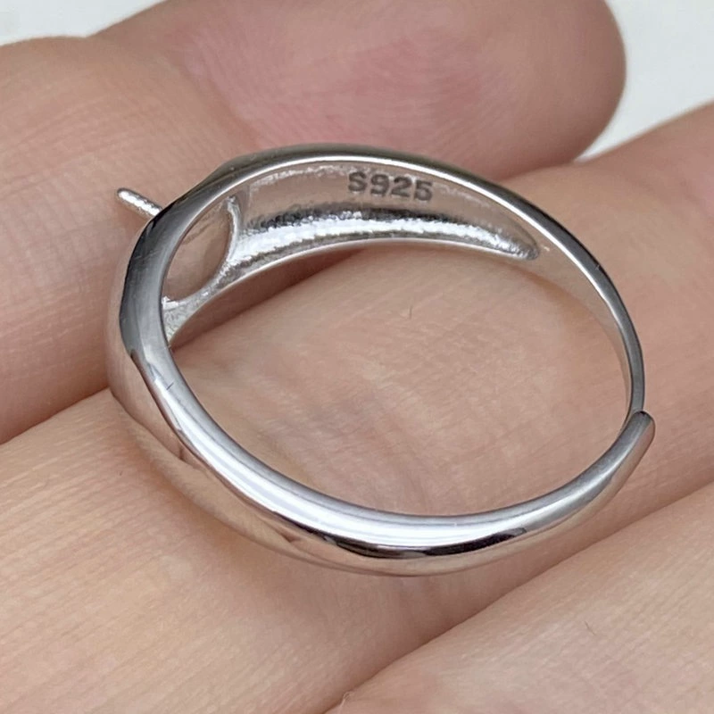 Accessories, ring from pearl wax agate, S925, silver 925 sample