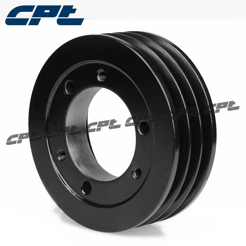 CPT 美标铸铁皮带轮 3-3V450SDS  配用QD锥套 整体式