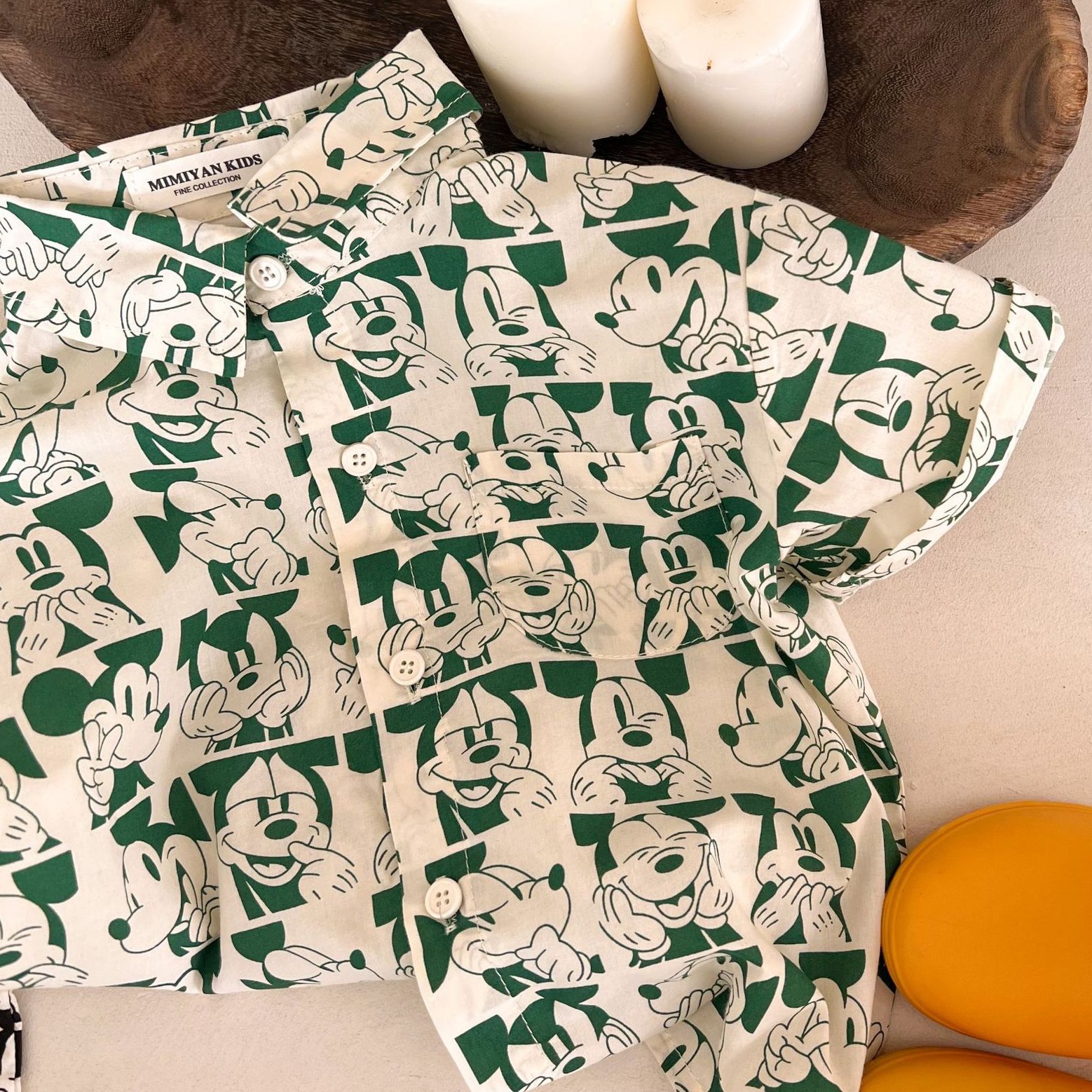 그린 미키 셔츠