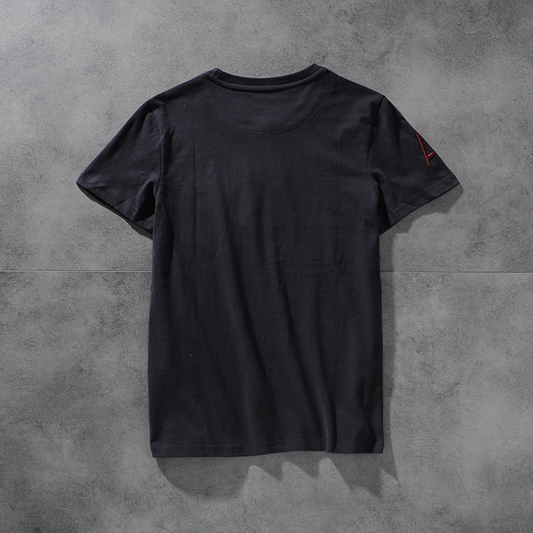 Air-rainbow American retro minimalist chest bag men's round-neck short-sleeved T-shirt youth half-sleeve AR809 29