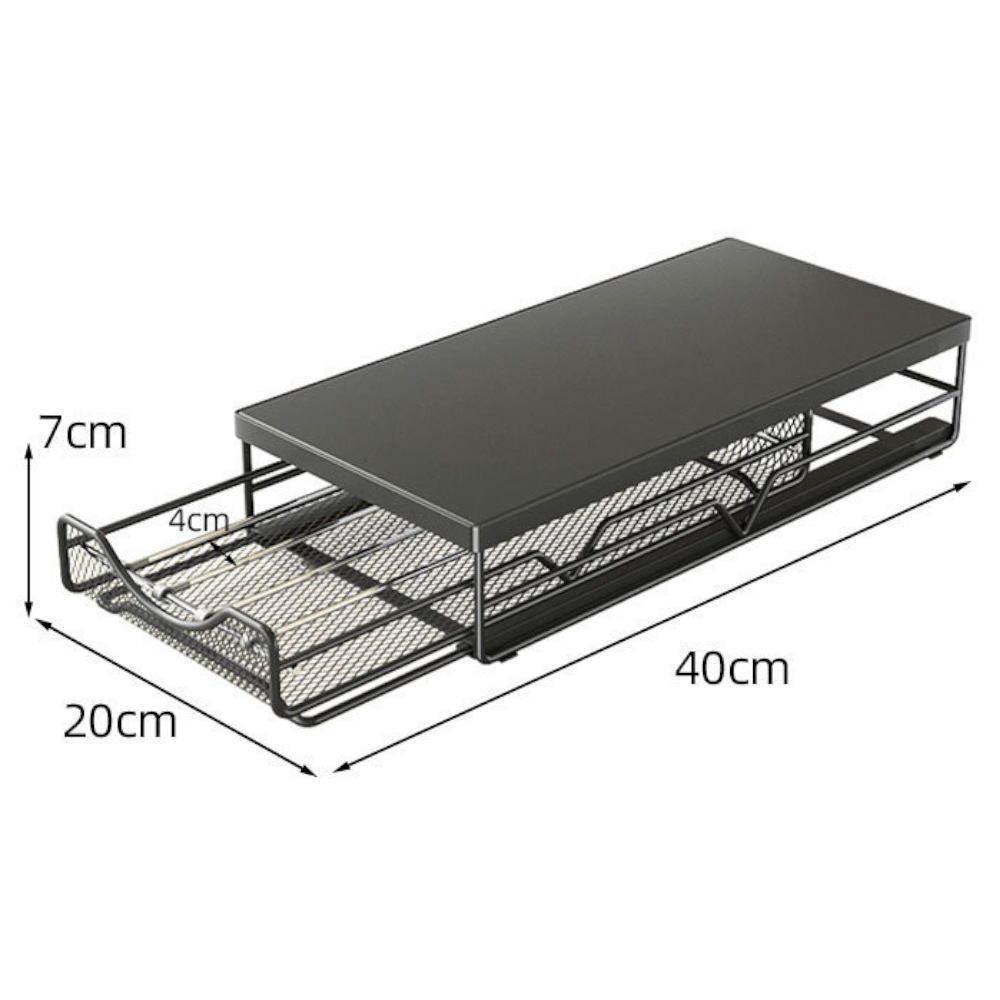 Transfronterizos Amazon Coffee Maker Cup Stand Desk Desk Side Comedor Drawer Coffee Capsule Stand Bar Almacenamiento