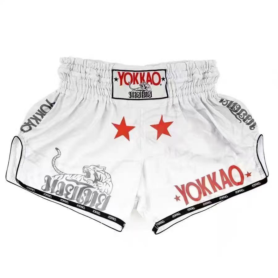 Muay Thai Shorts Free Fighting Training Pants Mma Sports Fitness Boxing Martial Arts Shorts Cross-Border