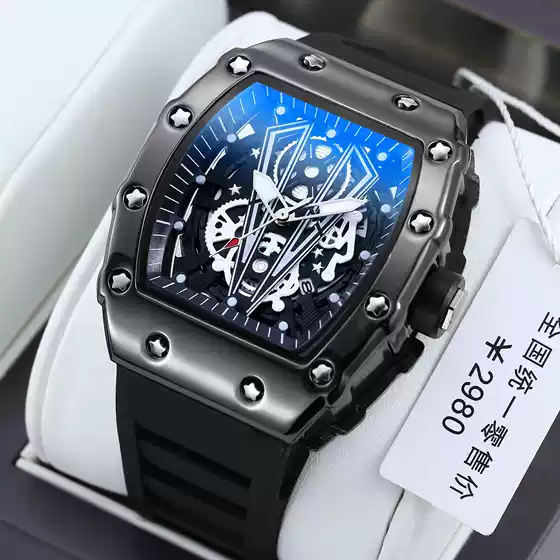 Foreign Trade Watch New Men's Watch Waterproof Luminous Calendar Large Dial Quartz Watch Tiktok AliExpress