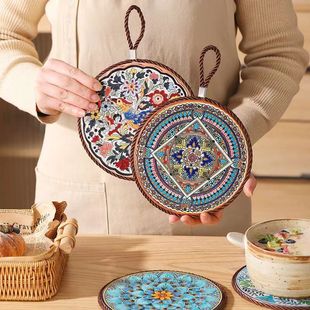 Heat Insulation Pad Ceramic Pot Pad Anti-scalding High Temperature Heat Insulation Table Pad Pot Pad Chinese Dining Plate Pad Bowl Pad Shake Tone Explosions