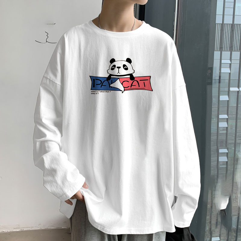 Long-Sleeved T-Shirt for Men, Autumn 2025 New Trendy Brand Casual Loose Sweatshirt, Sports T-Shirt, Men's Top