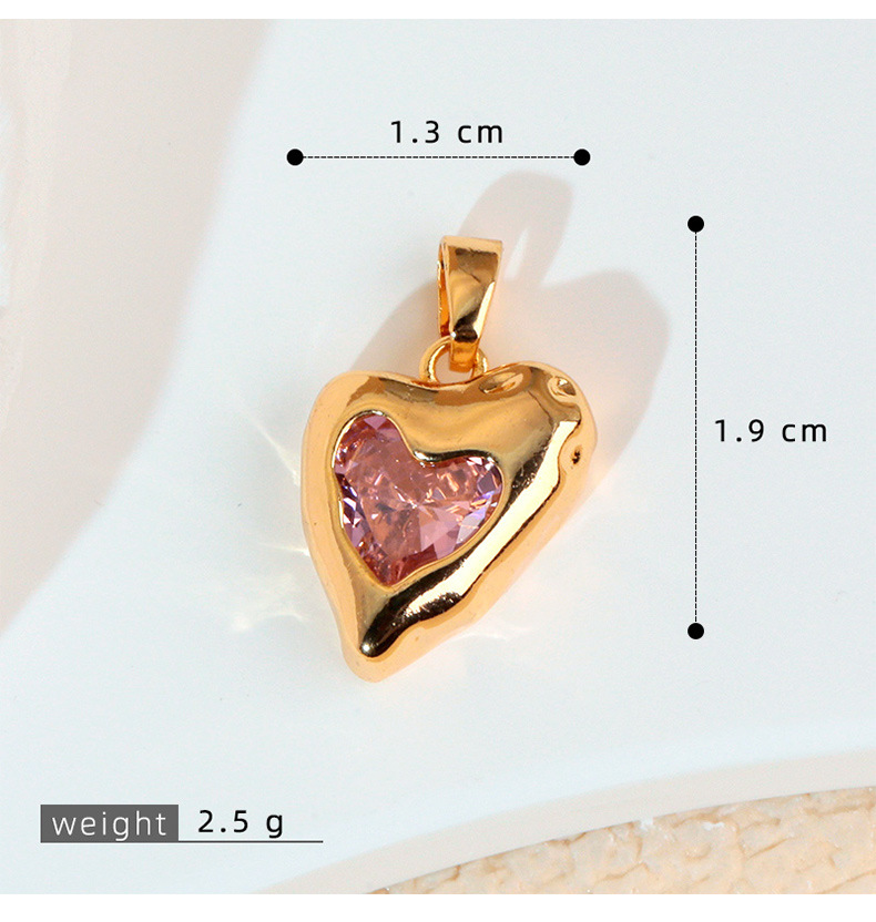 3g Weight Pendant Jewelry Making Type 16*23mm Jewelry Making Size DIY Jewelry Accessories Classification 1 Piece Quantity Copper Material Heart Shape, Bow Knot, Lock Pattern All Seasons Season Polished Finish Plating Design Elegant, Sweet, Classic Style Style 1 Piece 16*23mm Copper Heart Shape Bow Knot Lock Polished Pendant DIY Jewelry Accessories 10
