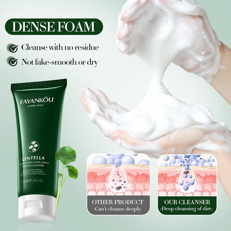 FAYANKOU Nettoyant purifiant doux aux acides aminés Centella Asiatica_voghion.com