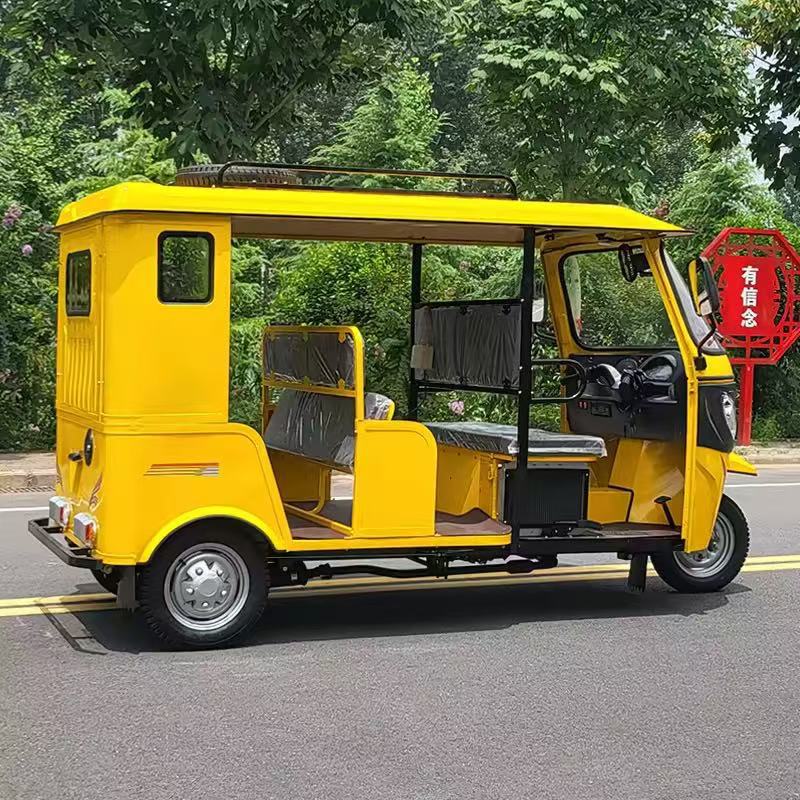 Fuel-powered passenger tricycles for transportation, foreign trade export, tuktuk, Southeast Asia, India, passenger-carrying operations, quality