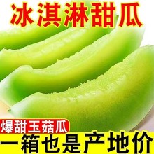 海南冰淇淋玉菇甜瓜大果10新鲜水果斤应季当季整箱香瓜羊角脆蜜瓜