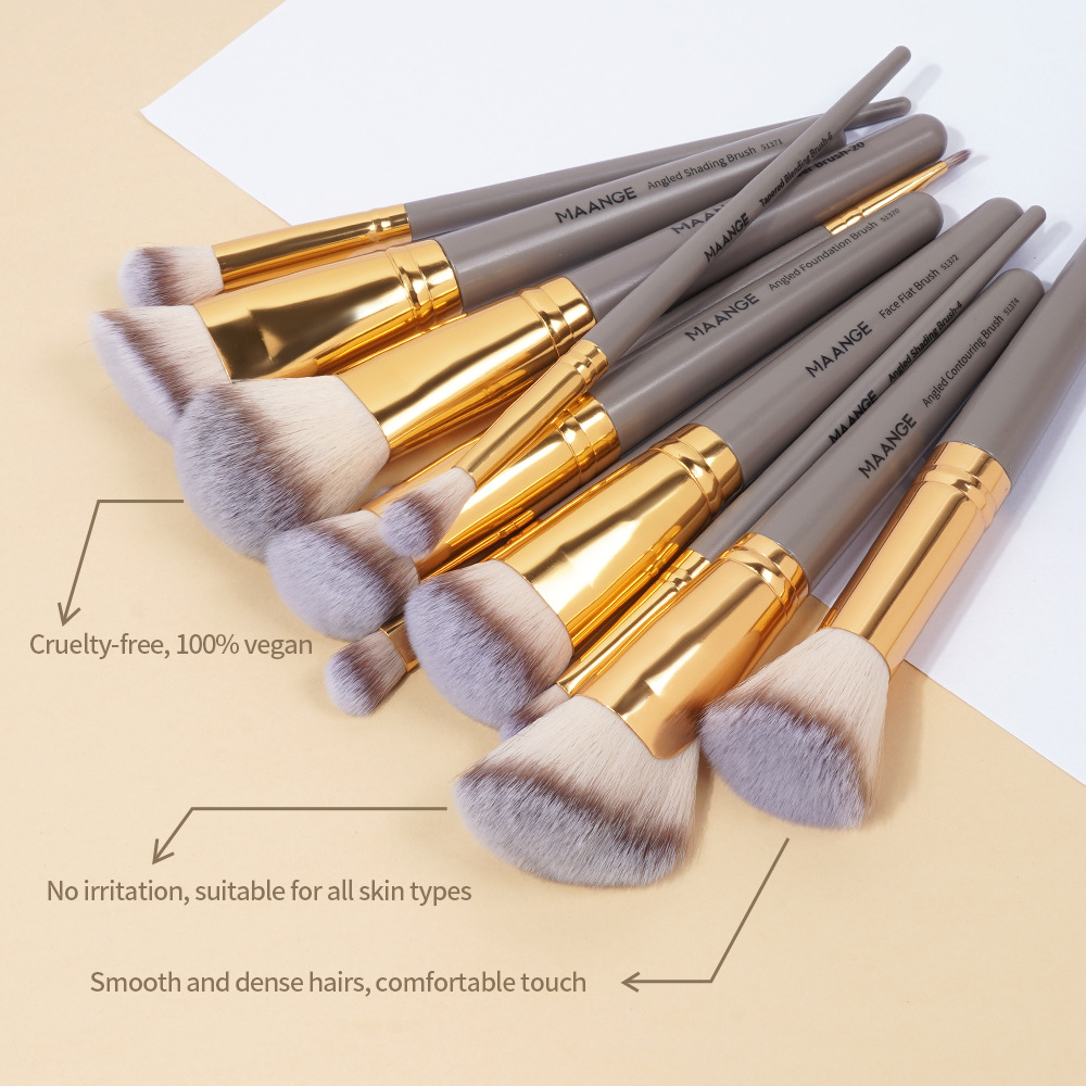 MAANGE 25-Piece Professional Makeup Brush Set with Box Powder Brush Foundation Brush Eyeshadow Brush Makeup Tools