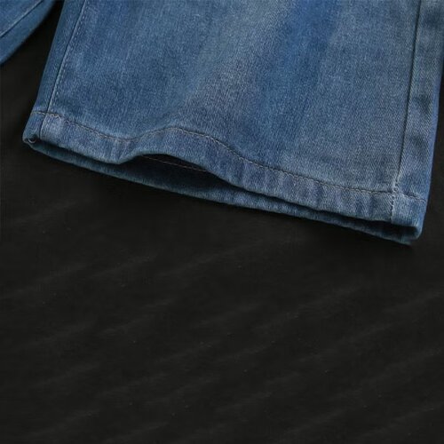 Summer Denim Shorts for Men, Loose-Fit, Cropped Style—Japanese & Hong Kong-Style, Trendy Streetwear Brand, Casual Wide-Leg Mid-Length Pants—Cross-Border Selection