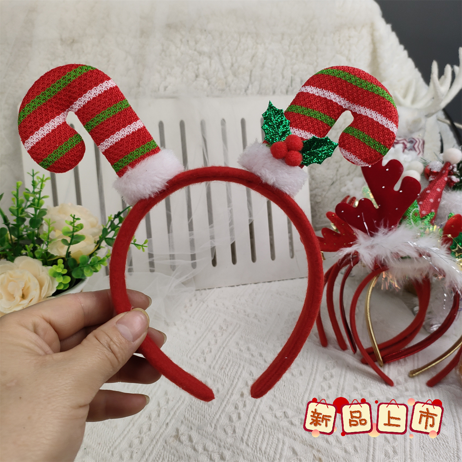 Cross-Border New Christmas Decoration Headbands and Headbands for Adults and Children Holiday Party Decoration Headbands and Headbands Christmas Supplies