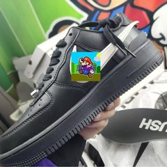 莆田靴 エアフォースワン AF1 ハイバージョン AMBU 共同ブランド ラージフック ワイドソール スポーツスニーカー トップレイヤーレザー