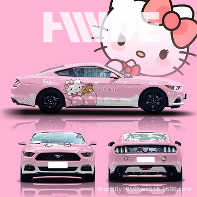 Model-Specific Color Film, Pet: Auto Color Change Film - kitty-series-car-customized-painted-film-place-an-order-and-consult-customer-service