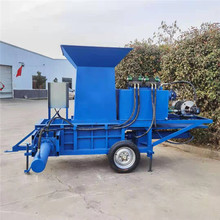 农作物秸秆青贮打包 玉米秸秆压缩打捆机 自动青储草块机