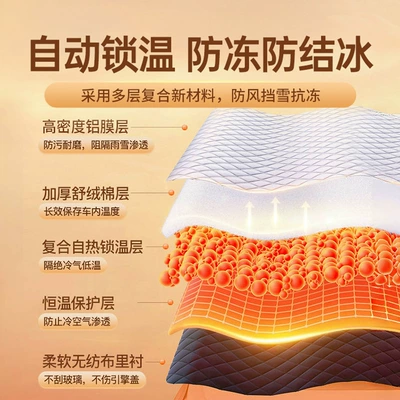 Car snow shield: and Snow-Proof Half-Cover Car