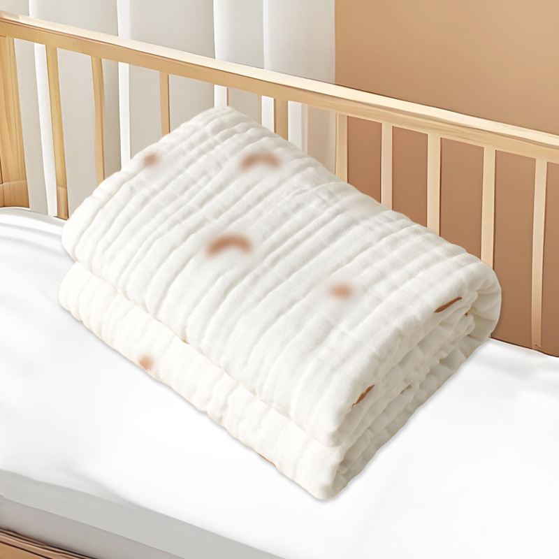 Toallas de gaza para bebés de seis capas de espuma de alta densidad para niños, toallas de baño para bebés, toallas de almuerzo para niños image 39