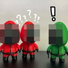 跨境爆款爆火韩剧周边小人玩偶韩国游戏道具3D打印小人批发