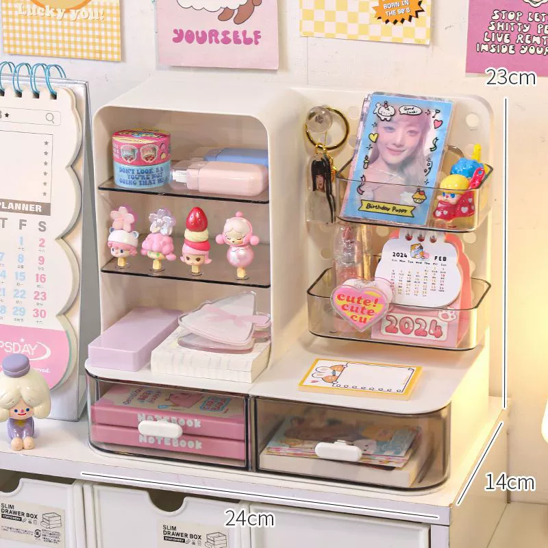 Universal pens holder, storage box for elementary school students for boxes