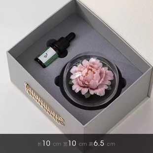 Manufacturer's Hand-Kneaded Peony Ceramic Flower Decoration Ornaments Living Room Office Car Aromatherapy Diffuser Thanksgiving
