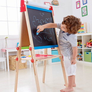 Multi-functional lifting easel double-sided magnetic portable gift box drawing board children's educational 3-6 boys and girls toys