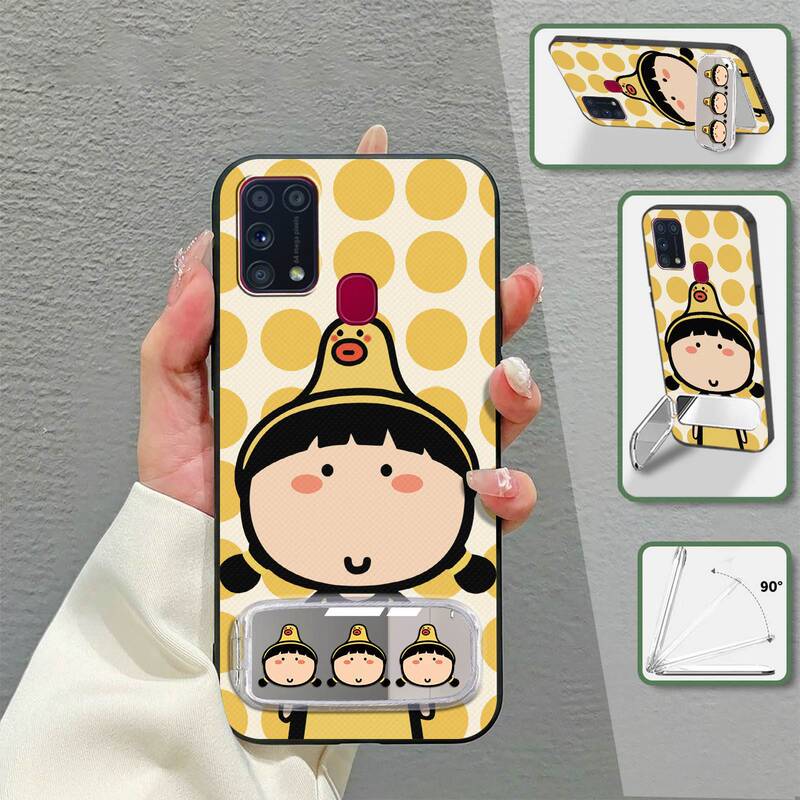 Suitable for Samsung Mobile Phone Cases, Mirror Dust-Proof Makeup Mirror, Cute and Fun Couple Creative Texture Personalized Soft Case