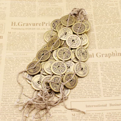 Car hanging Hemp Rope Five Emperors Pendant Car