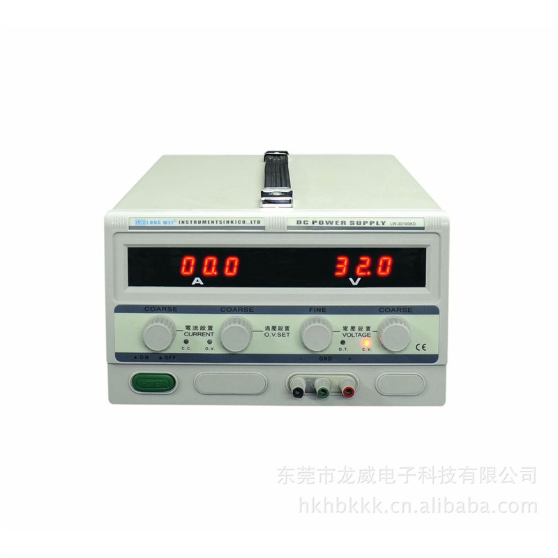 香港龙威可调式开关电源 LW-5050KD:0-50V 0-50A电镀马达电机专用