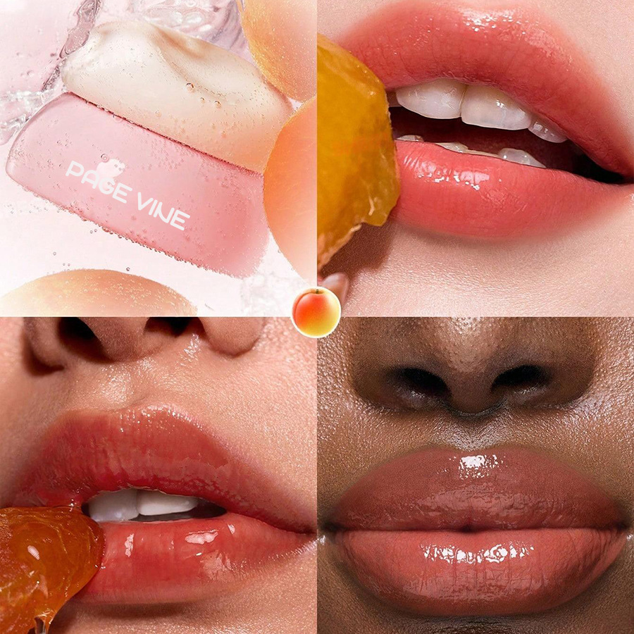 PÁGINA transfronteriza con cepillo de labios espejo esmalte de labios Amazon TK maquillaje de belleza caliente máscara de labios hidratante de larga duración impermeable