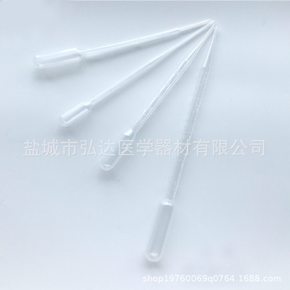 工厂直销 医用1ml巴氏吸管 塑料刻度滴管