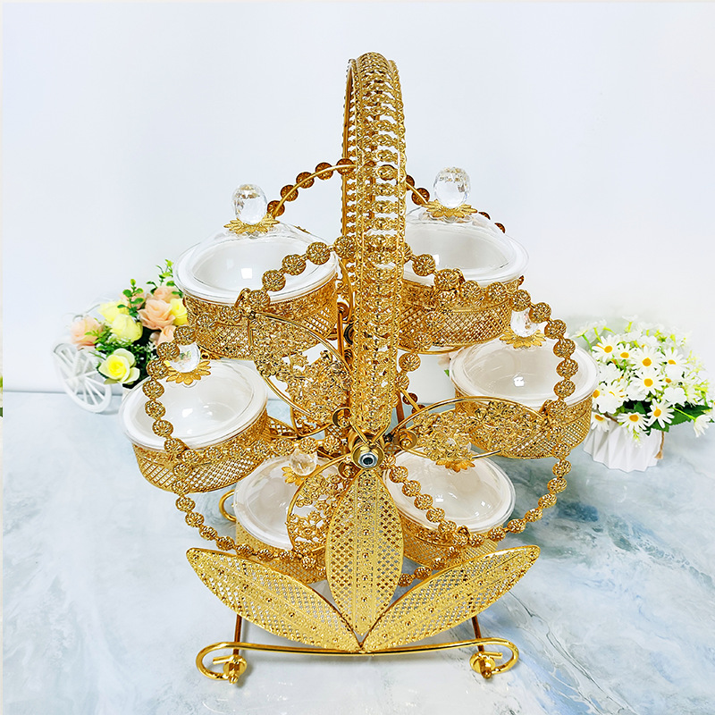 세잎 회전 건조 과일 상자