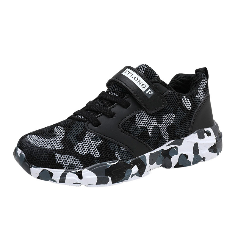 905 zapatos deportivos para niños campamento de verano entrenamiento militar zapatos de camuflaje antideslizante para estudiantes de malla transpirable suela suave