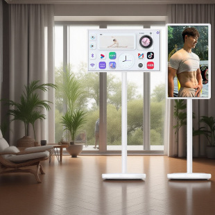 Mobile TV 32-inch girlfriends machine with the heart smart screen factory direct mobile bracket girlfriends machine set with touch
