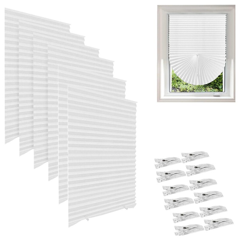 Pleated Curtain Blackout Paper Pleated Blinds No Drilling No Tools Indoor Cordless Window Curtains Home Window Treatments Pleated Curtain Blackout Paper Pleated Blinds No Drilling No Tools Indoor Cordless Window Curtains Home Window Treatments