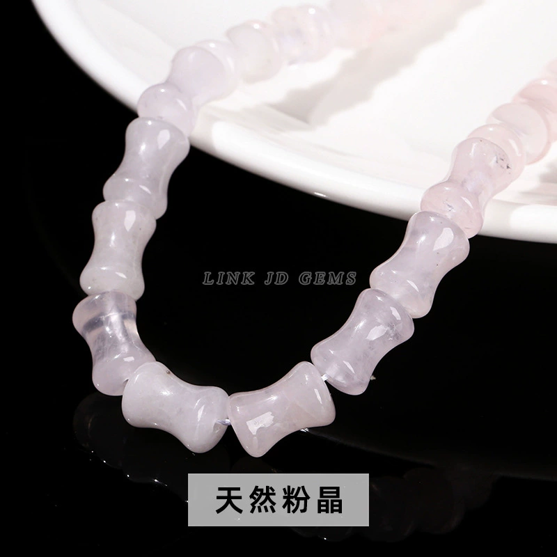 Бамбуковые бусины Tube Jade, 12 мм, натуральный камень для браслета своими руками — 32 шт в нити