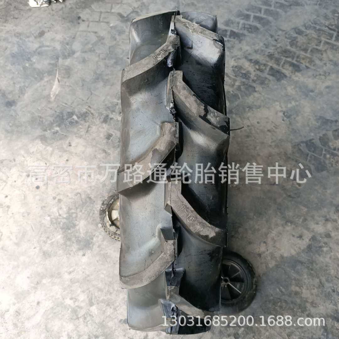 农用拖拉机轮胎8-16HF 5/6-14HR日本花纹水旱两用的人字轮胎