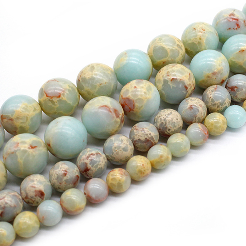 Organic woven beads handmade